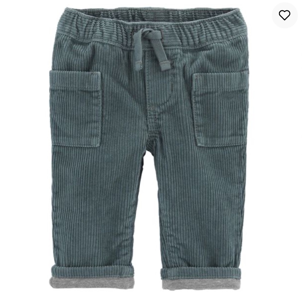 Baby Bgosh Lined Corduroy Pants